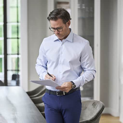 Exklusiv Slim Fit Skjorta – Herr