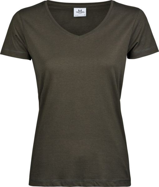 Exklusiv V-neck T-shirt från Tee Jays – Dam