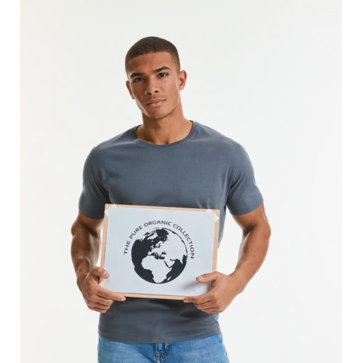 Kraftig Ekologisk T-shirt från Russell – Herr