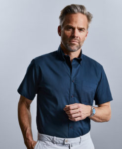 Men’s Short Sleeve Classic Twill Shirt från Russell – Herrer