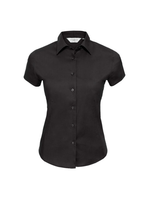 Ladies’ Short Sleeve Fitted Stretch Shirt från Russell – Damer