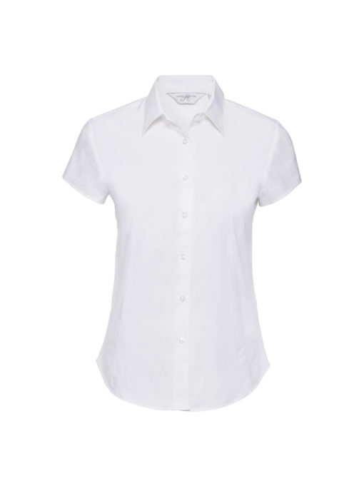 Ladies’ Short Sleeve Fitted Stretch Shirt från Russell – Damer