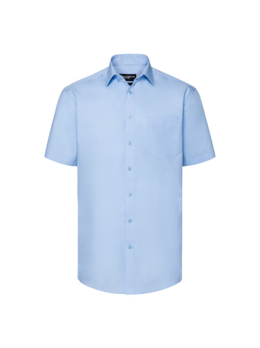 Men’s Short Sleeve Tailored Coolmax® Shirt från Russell – Herrer