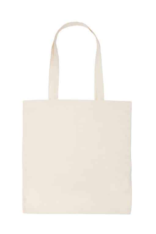 Tiger Cotton Shopping Bag Long Handles från Neutral